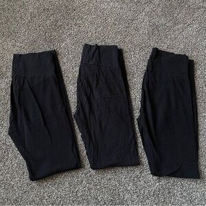 Three Pairs of Black Leggings